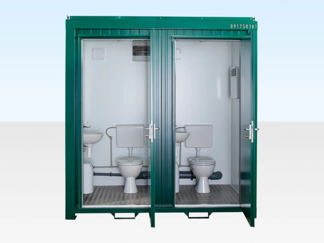 1+1 Double Mains Toilet 8FT x 5FT (Green)