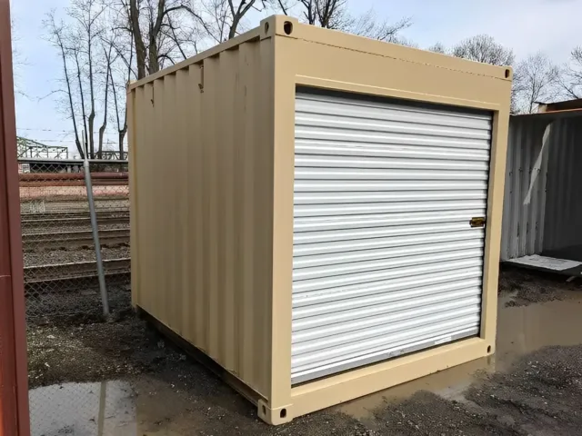 10FT Shipping Container with Roll-Up Door