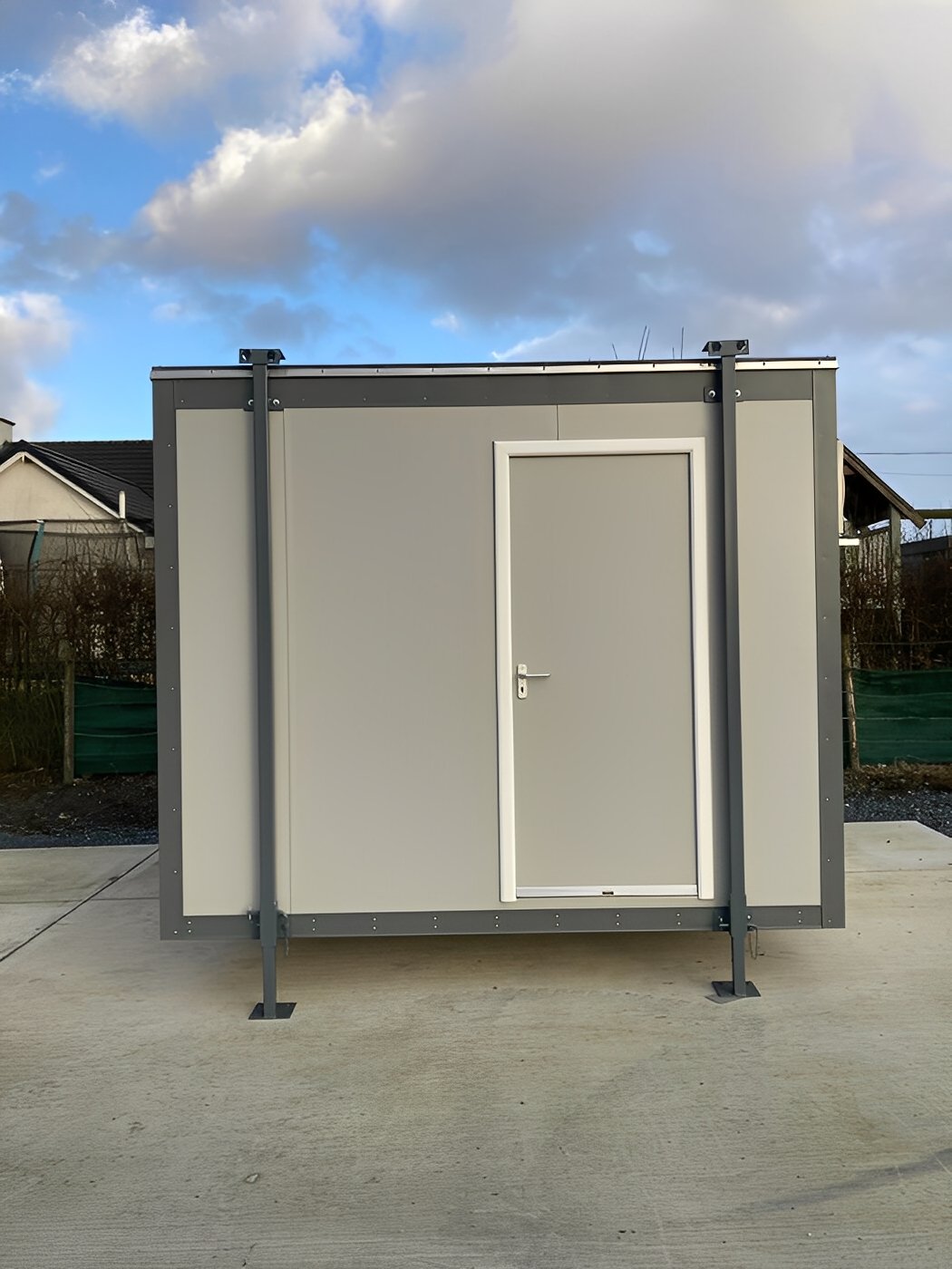 10ft × 10ft Jackleg Cabin (Site Cabin with A/C) – Portable Office or Accommodation - Image 6