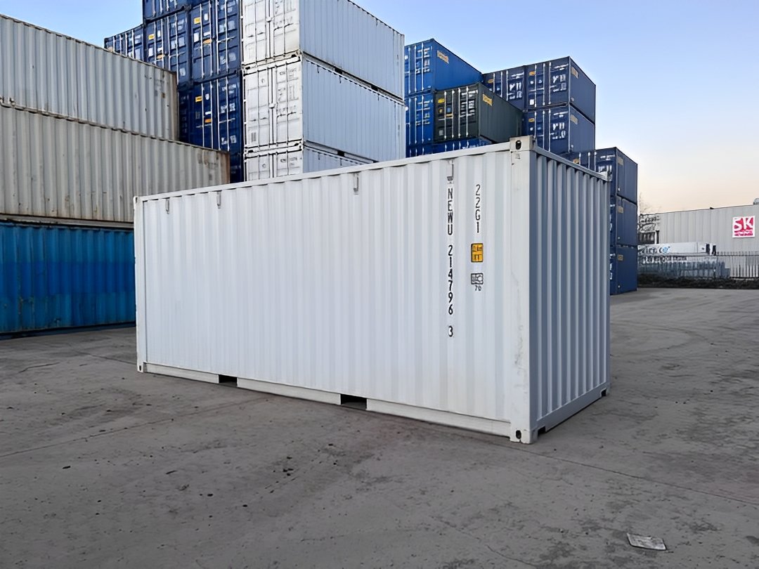 20Ft Shipping Container (One Trip) – White - Image 2