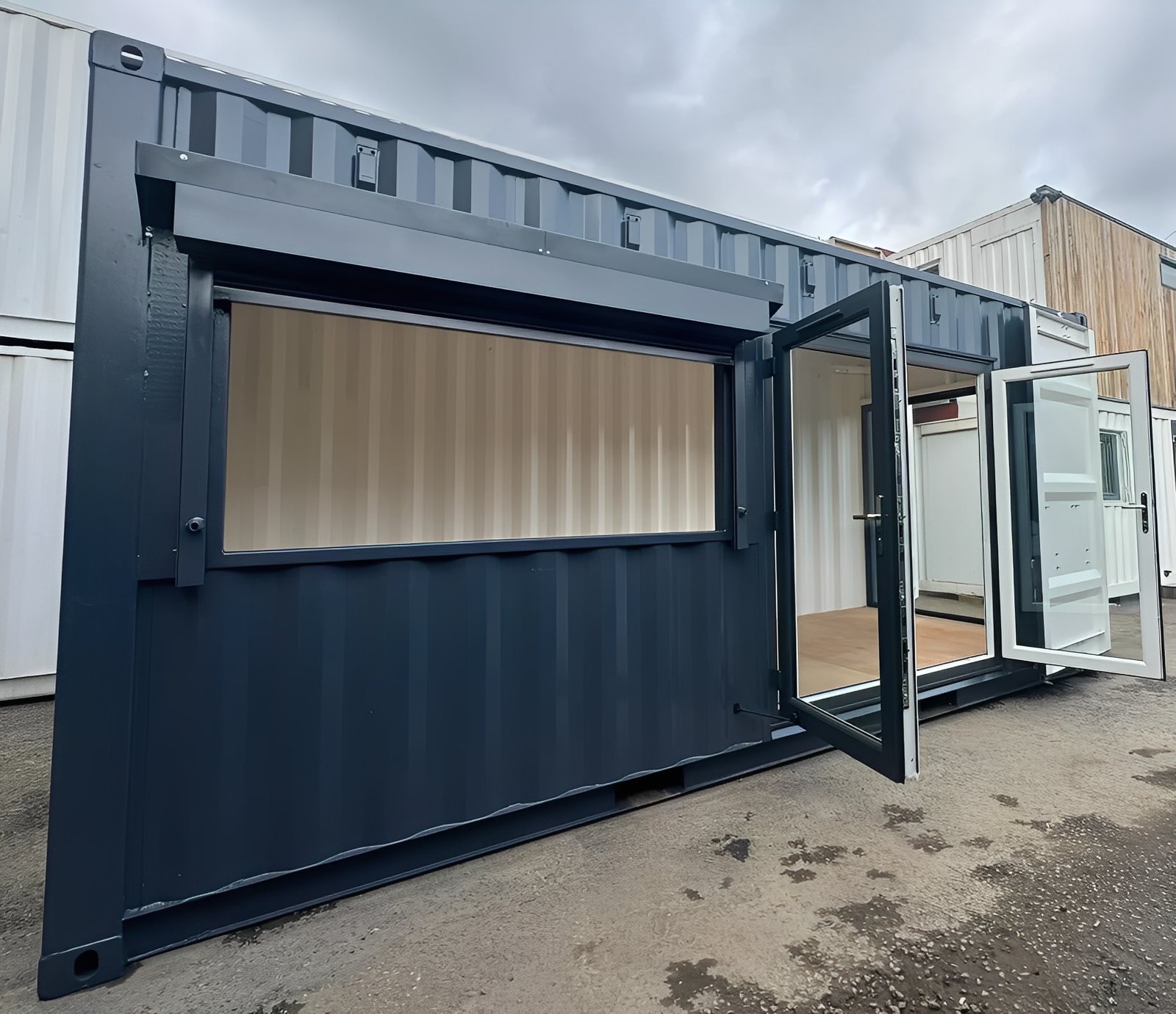 20ft x 8ft Custom Shipping Container Conversion – Portable Building - Image 6