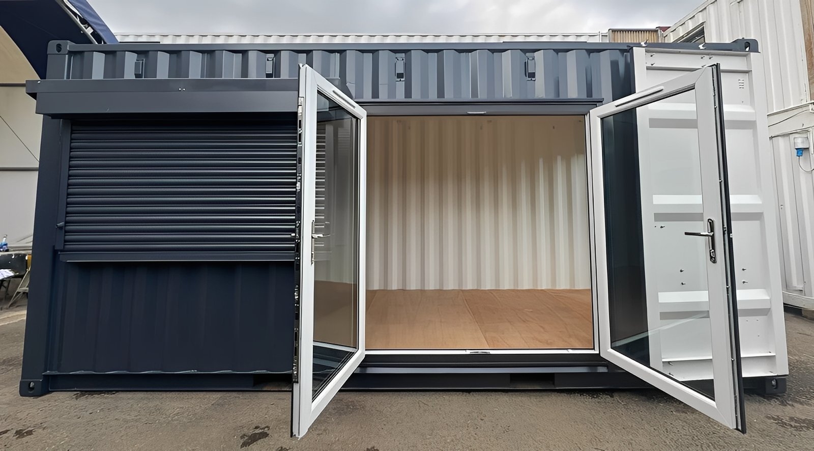 20ft x 8ft Custom Shipping Container Conversion – Portable Building - Image 8