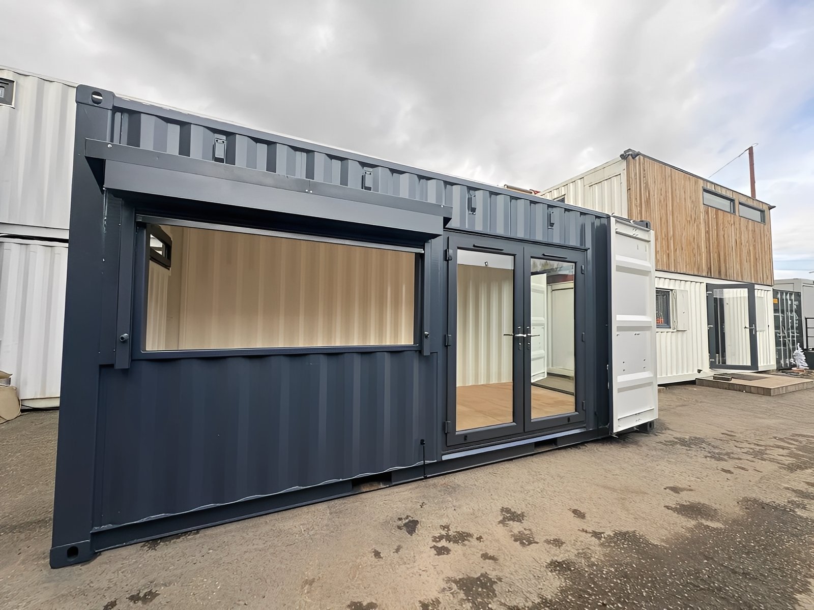 20ft x 8ft Custom Shipping Container Conversion – Portable Building - Image 9