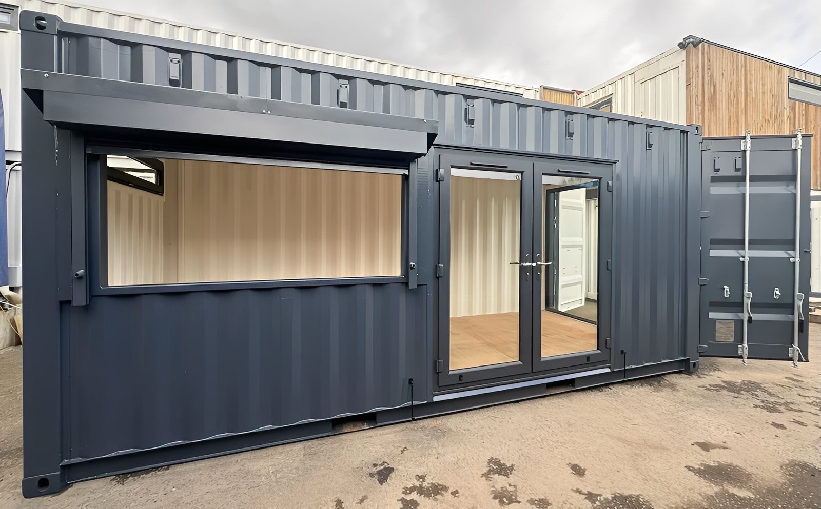 20ft x 8ft Custom Shipping Container Conversion – Portable Building - Image 10