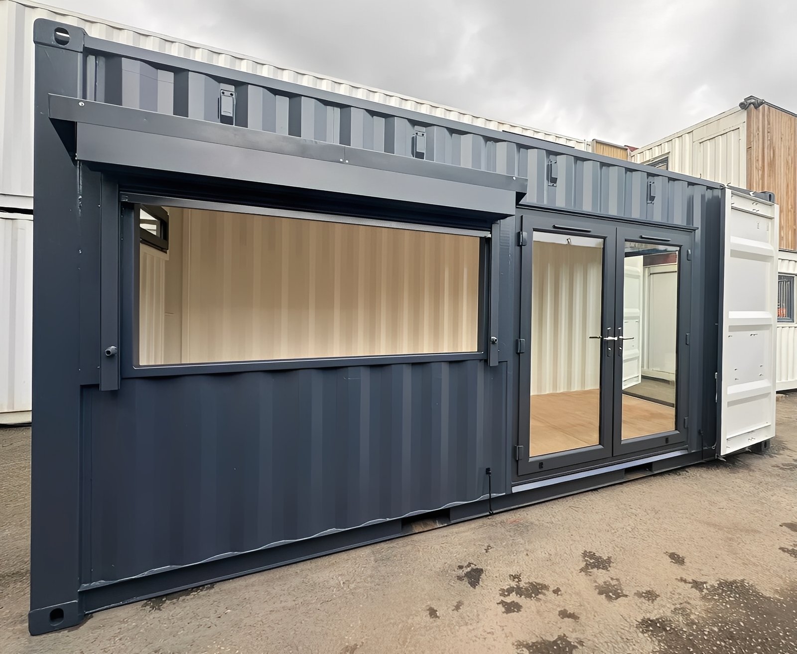 20ft x 8ft Custom Shipping Container Conversion – Portable Building - Image 7