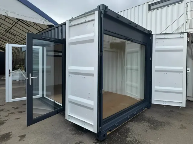 20FT x 8FT Custom Shipping Container Conversion — Portable Building