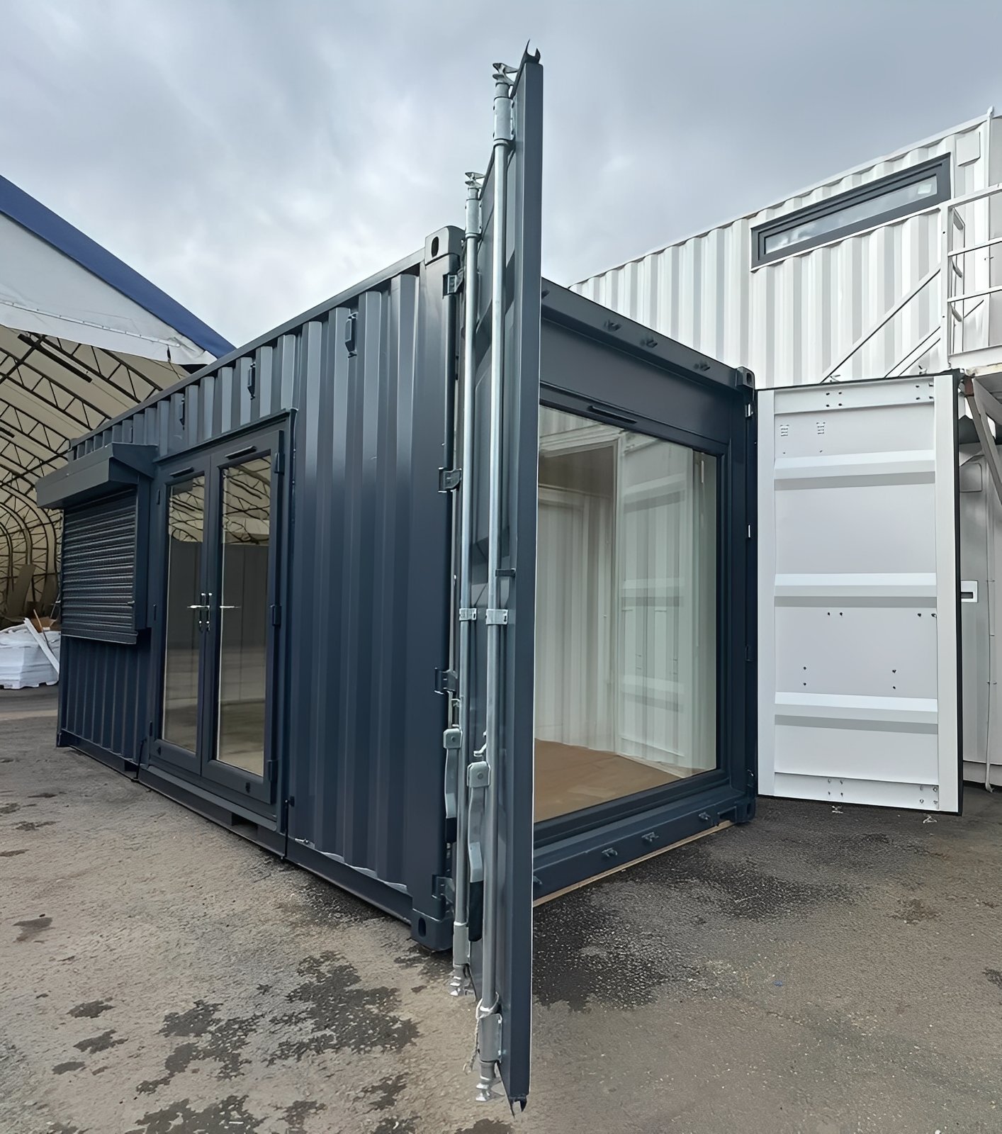 20ft x 8ft Custom Shipping Container Conversion – Portable Building - Image 5