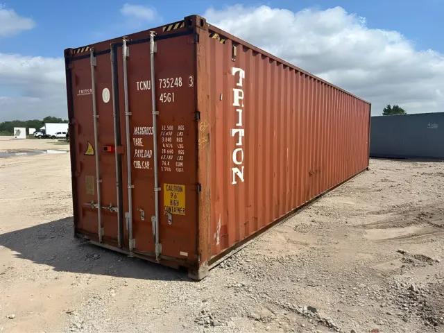 40FT High Cube Shipping Container — Wind & Watertight