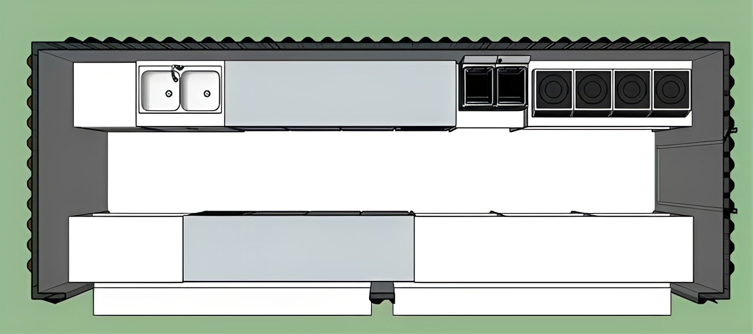 20Ft Shipping Container Shop For Full-Service Restaurant Or Coffee Shop - Image 7