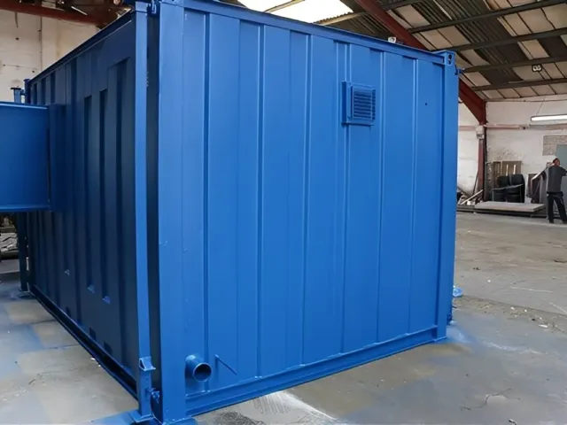 13FT x 9FT Site Office With Toilet Blue