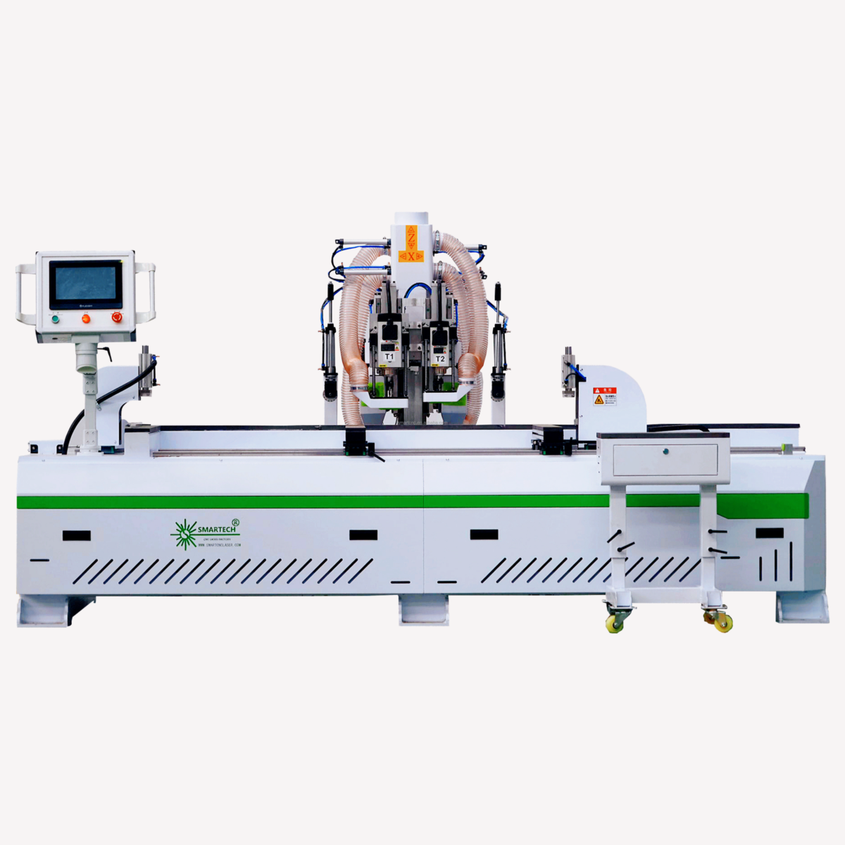 Precision CNC Door Lock Machine for Wood Door Manufacturing