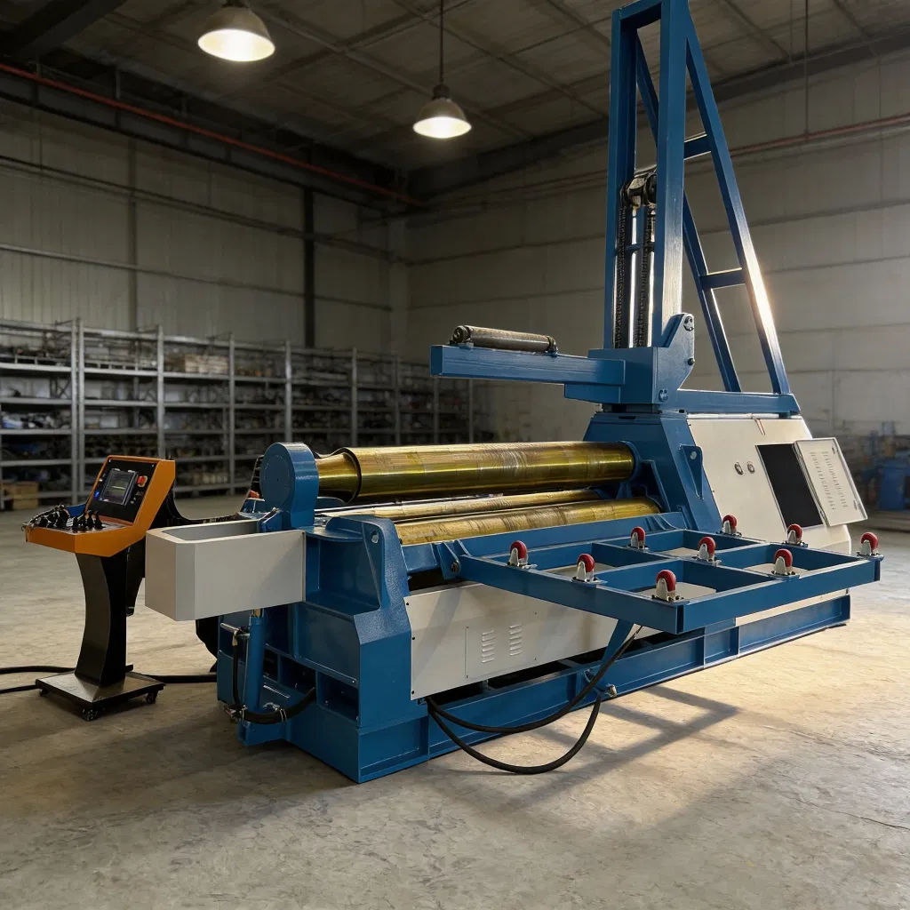 CNC Hydraulic Plate Rolling Machine